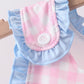 Pink Cow Embroidered Set