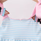Blue Ice Cream Applique Bloomer Set