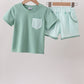 Sage Plaid Set