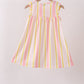 You're my sunshine embroidery Stripe Dress