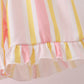 You're my sunshine embroidery Stripe Ruffle Set
