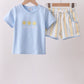 You're my sunshine embroidery Stripe Set