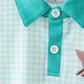 Green Mallard Plaid Embroidered Set