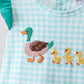 Green Mallard Embroidered Bloomer Set