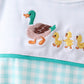 Green Mallard Embroidered Bubble