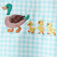 Green Mallard Embroidered Set
