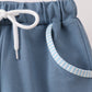 Blue Police Car Stripe Embroidered Set
