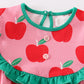 Platinum Apple print girl bubble