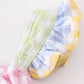 Multicolored gingham one-piece girl swimsuit
