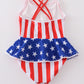 Flag girl swimsuit