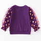 Purple witch party girl top