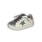 Silver sparkle kids sneaker no