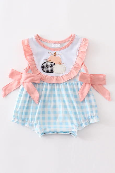 three pumpkin baby bubble