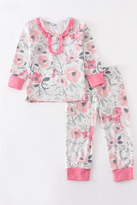 Floral two-piece lounge set