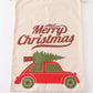 Canvas christmas gift bag