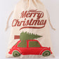 Canvas christmas gift bag