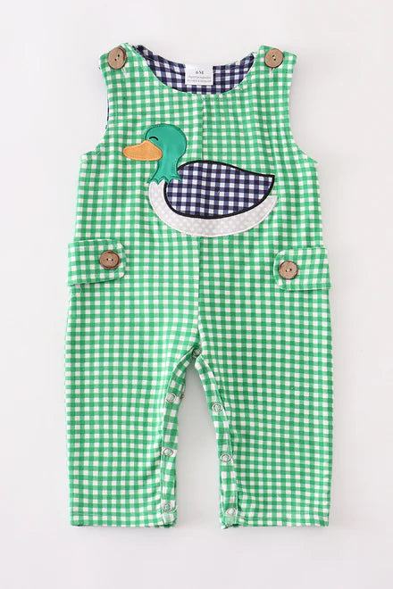 Green Plaid duck jonjon