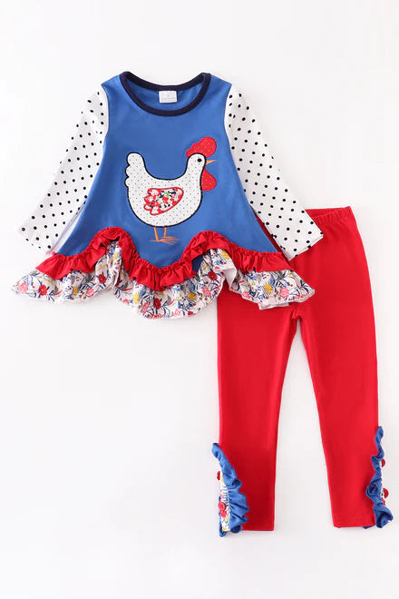 Blue Rooster set