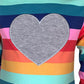 BUNDLE AnnLoren Baby Girls Boutique Rainbow Hearts Cotton Romper SAVE 10%