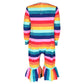 BUNDLE AnnLoren Baby Girls Boutique Rainbow Hearts Cotton Romper SAVE 10%