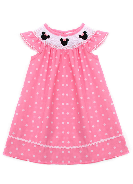 Mouse smocked dress