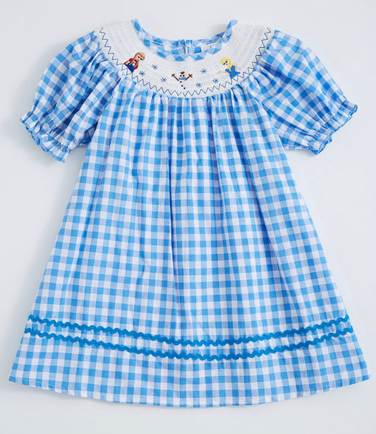 Frozen smocked dress