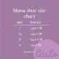 Simple gold star mama sneaker