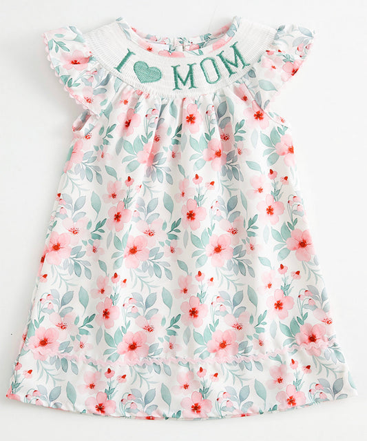 I love mom smocked dress